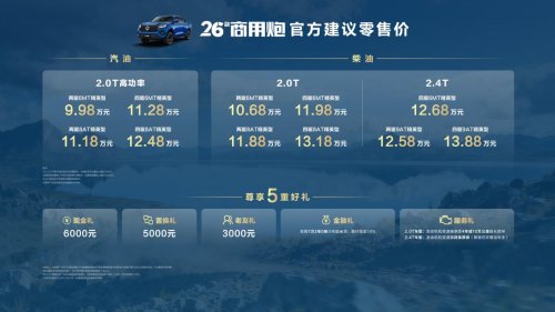 中国皮卡与英歌战舞跨界联动,2026款长城炮正式上市