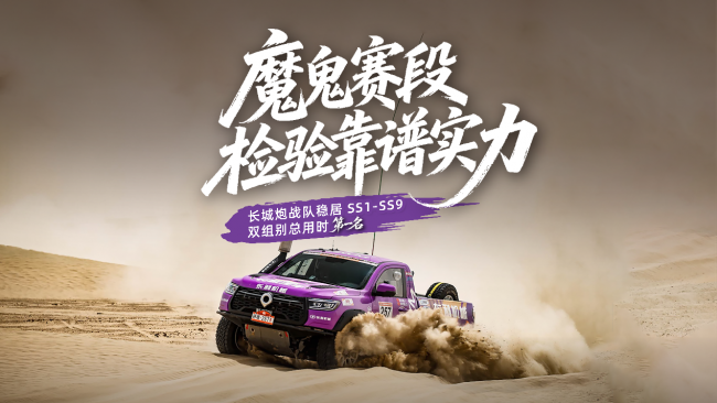 环塔ss9赛段完赛 长城炮战队双组别持续领跑 稳居总用时榜第一